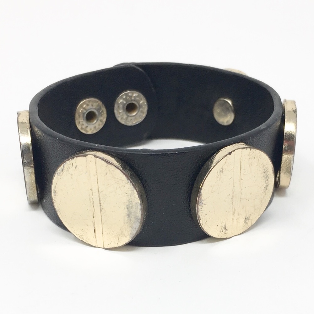 YIK FUNG Screw Head Bolt Head Bracelet Cuff